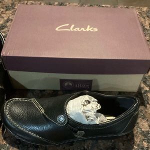 Clarks Ashland Lane, size 9W, Black Loafer